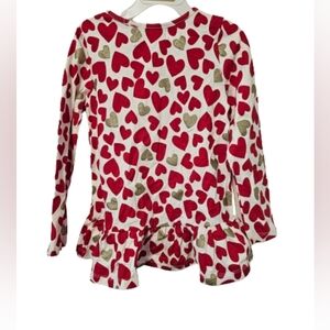 Tommy Bahama Long Sleeve Toddler Girl Heart Dress Size 4T